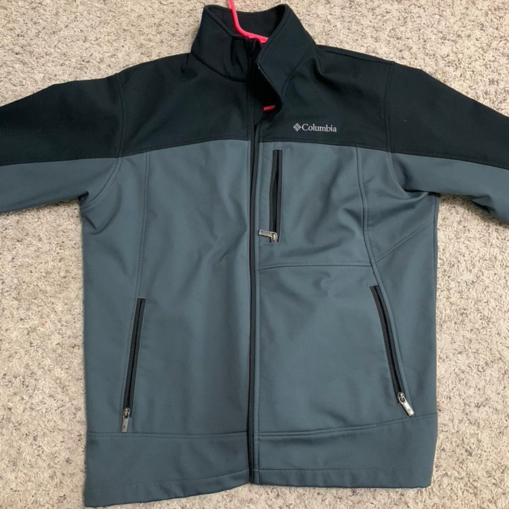 Mens Large Grey Columbia Winter Jacket/Coat